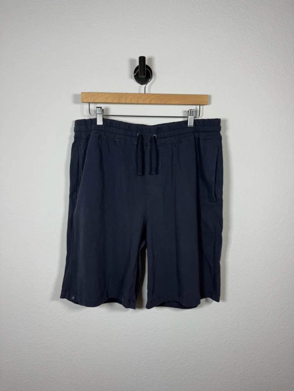 Barefoot Dreams Malibu Collection Lounge Shorts Navy Cotton Men’s L